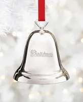 Reed & Barton Ringing in The Season Christmas Bell Silver-Plated Ornament