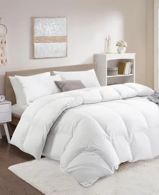 Unikome Medium Weight 360 Thread Count Extra Soft Down and Feather Fiber Comforter