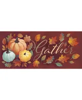 Evergreen Crafted Harvest Sassafras Indoor Outdoor Switch Doormat 10"x1'10" Multicolored