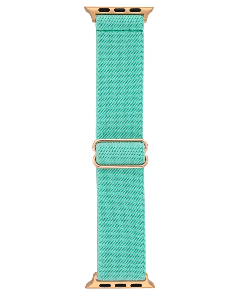 WITHit Teal Woven Elastic Band designed for Apple Watch 42mm (Series 10) & 38/40/41mm