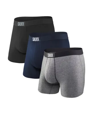Saxx Men's Vibe Super Soft Slim Fit Boxer Brief, 3 Pk.