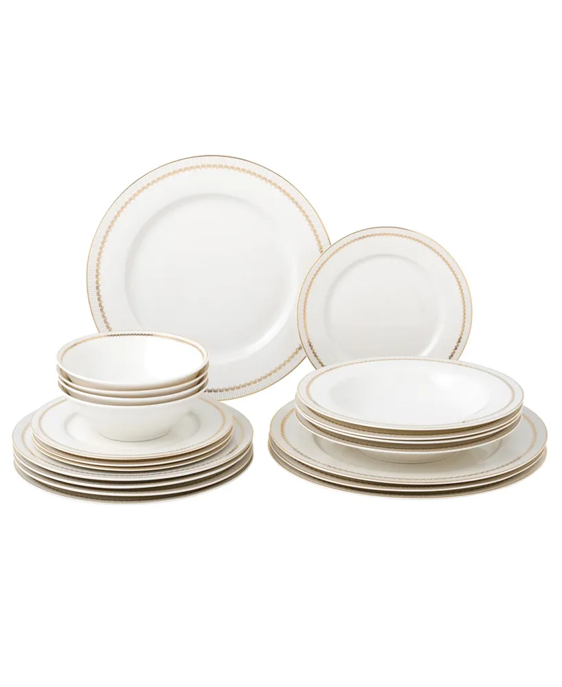 Lorren Home Trends 20 Piece Service for 4 Dinnerware Set