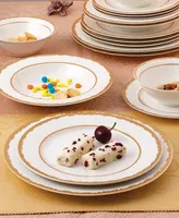 Lorren Home Trends 20 Piece Service for 4 Dinnerware Set