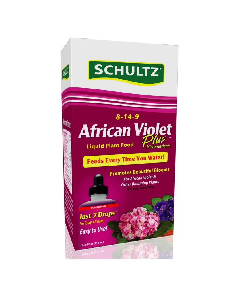 Schultz African Violet Plus Liquid Plant Food Concentrate, 4 oz