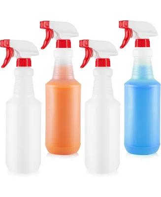 Zulay Kitchen 4 Pc. Cleaning Spray Bottles With Adjustable Nozzle & Spring Loaded Trigger
