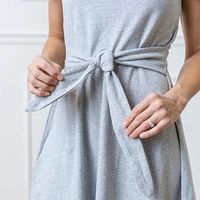 Hope & Henry Women's Tie-Waist Knit Dress