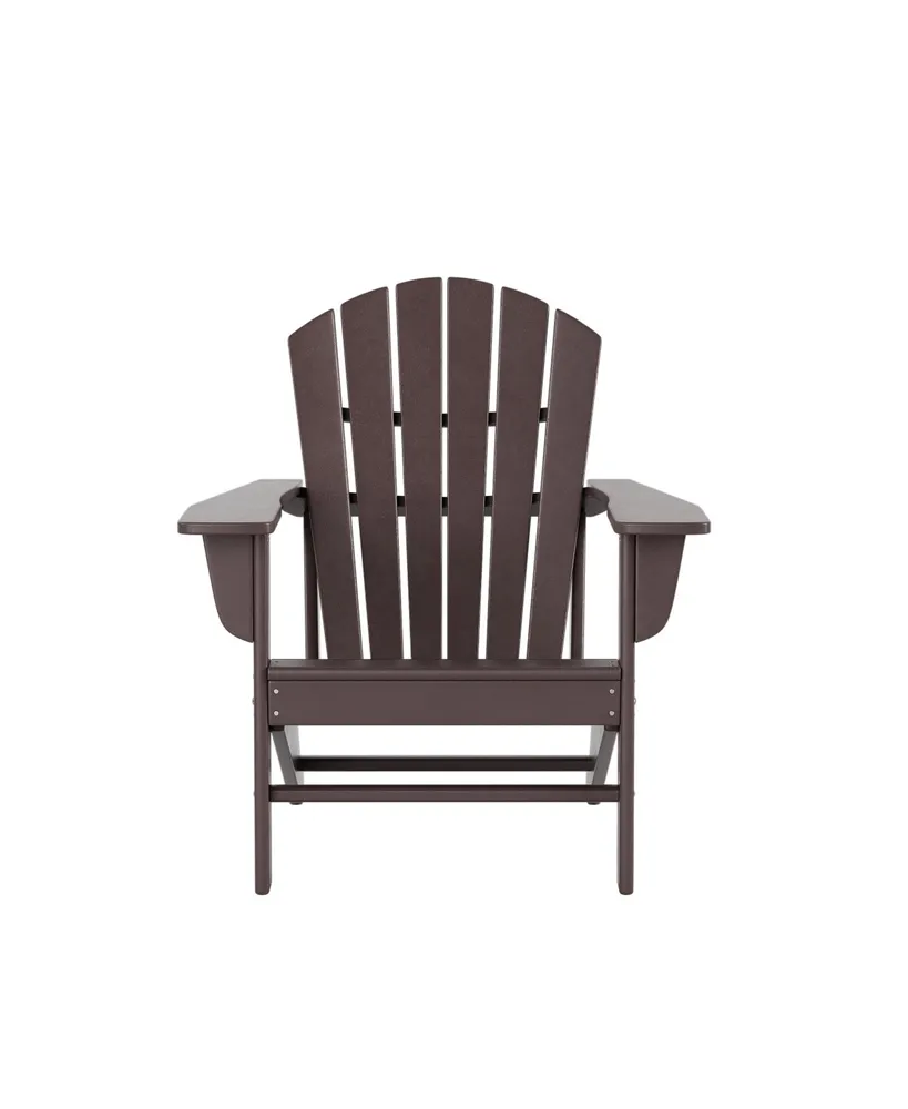 WestinTrends All-Weather Contoured Outdoor Poly Adirondack Chair