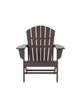 WestinTrends All-Weather Contoured Outdoor Poly Adirondack Chair