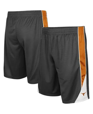 Men's Colosseum Charcoal, Texas Orange Texas Longhorns Turnover Shorts