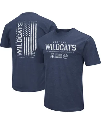 Men's Colosseum Navy Arizona Wildcats Oht Military-Inspired Appreciation Flag 2.0 T-shirt