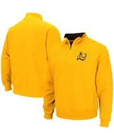 Men's Colosseum Gold Rowan Profs Tortugas Quarter-Zip Sweatshirt