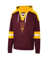 Men's Colosseum Arizona State Sun Devils Lace-Up 4.0 Pullover Hoodie