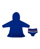 Girls Infant Colosseum Royal Florida Gators Winifred Hoodie Dress and Bloomer Set