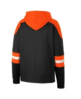 Men's Colosseum Black Oregon State Beavers Lace-Up 4.0 Pullover Hoodie