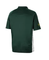 Men's Colosseum Green Ndsu Bison Oht Military-Inspired Appreciation Snow Camo Polo Shirt