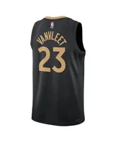 Men's and Women's Nike Fred Vanvleet Black Toronto Raptors 2022/23 City Edition Swingman Jersey