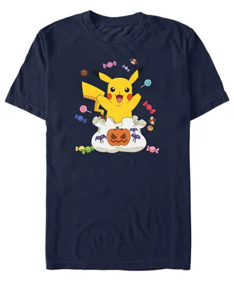 Fifth Sun Men's Pokemon Pika Candy Short Sleeves T-shirt