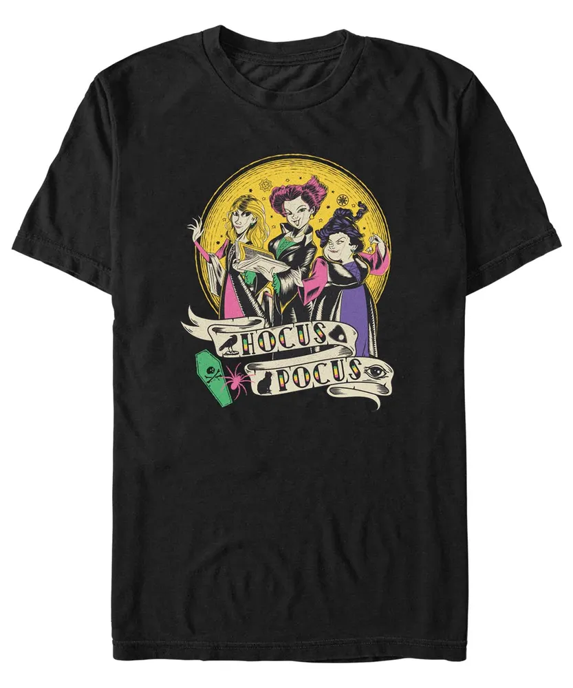 Fifth Sun Men's Hocus Pocus Sanderson Sisters Short Sleeves T-shirt