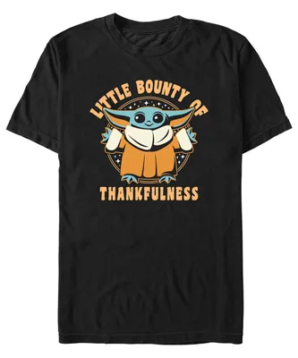 Fifth Sun Men's Star Wars Mandalorian Thankfulness Bounty Short Sleeves T-shirt