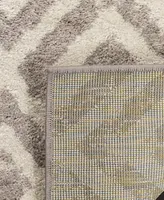 Safavieh Amsterdam AMS105 Ivory and Mauve 6'7" x 6'7" Sisal Weave Square Outdoor Area Rug