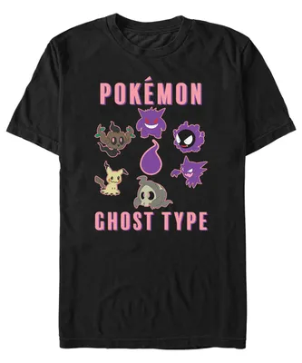 Fifth Sun Men's Pokemon Team Ghost Group Short Sleeve T-shirt