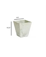 Novelty 35080 Ella Square Planter Mint 8 inch