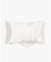 White 100% Pure Mulberry Silk Pillowcase