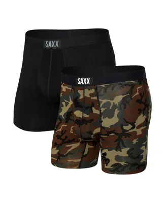 Saxx Men's Vibe Super Soft Boxer Brief, Pack of 2