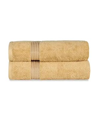 Superior Solid Quick Drying Absorbent 2 Piece Egyptian Cotton Bath Sheet Towel Set