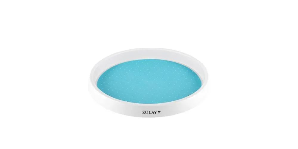 Zulay Kitchen Lazy Susan Cabinet Organizer With Silicone Padded Grip