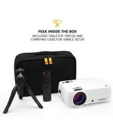 Kodak Flik X7 Portable Projector, 720p Home projector with Carry Case