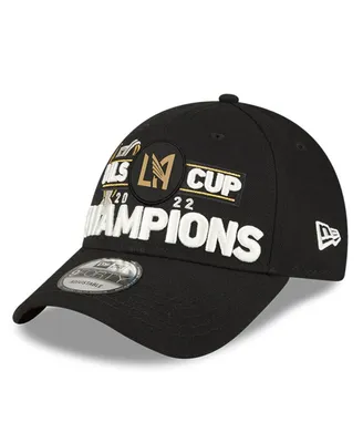 Men's New Era Black Lafc 2022 Mls Cup Champions Locker Room 9FORTY Adjustable Hat
