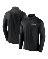 Men's Fanatics Black Houston Astros 2022 World Series Champions Curveball Quarter-Zip Mock Neck Pullover Top