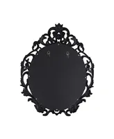 Oval Antique-Like Framed Mirror, 24" x 20"