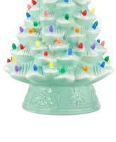 18" Nostalgic Christmas Tree Holiday Decor