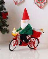 11.5" Cycler Gnome Holiday Decor