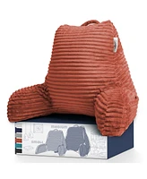 Nestl Cut Plush Striped Reading Pillow with Arms