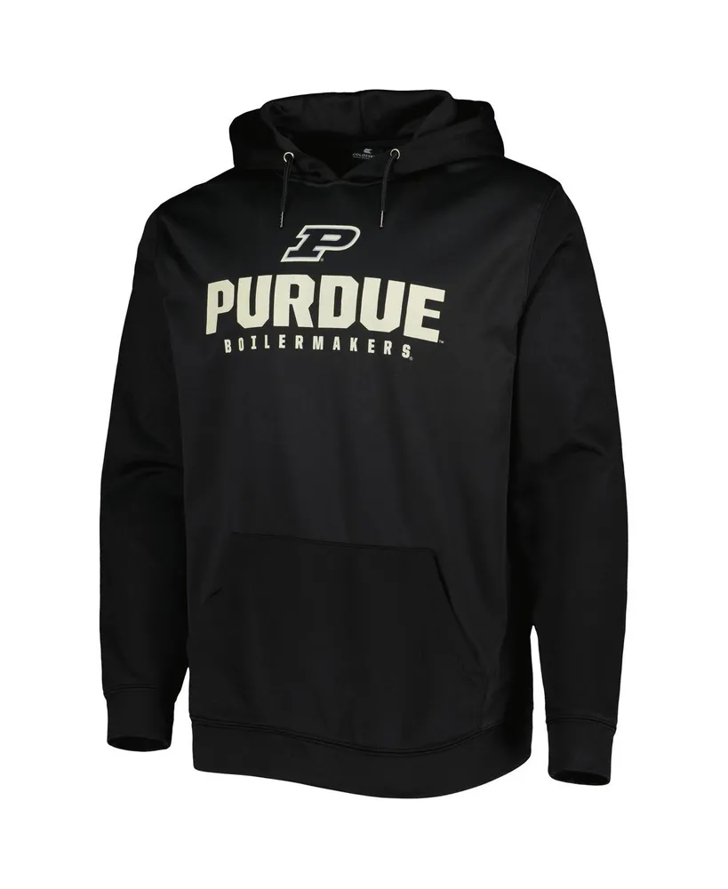 Men's Colosseum Black Purdue Boilermakers Team Lantern Pullover Hoodie