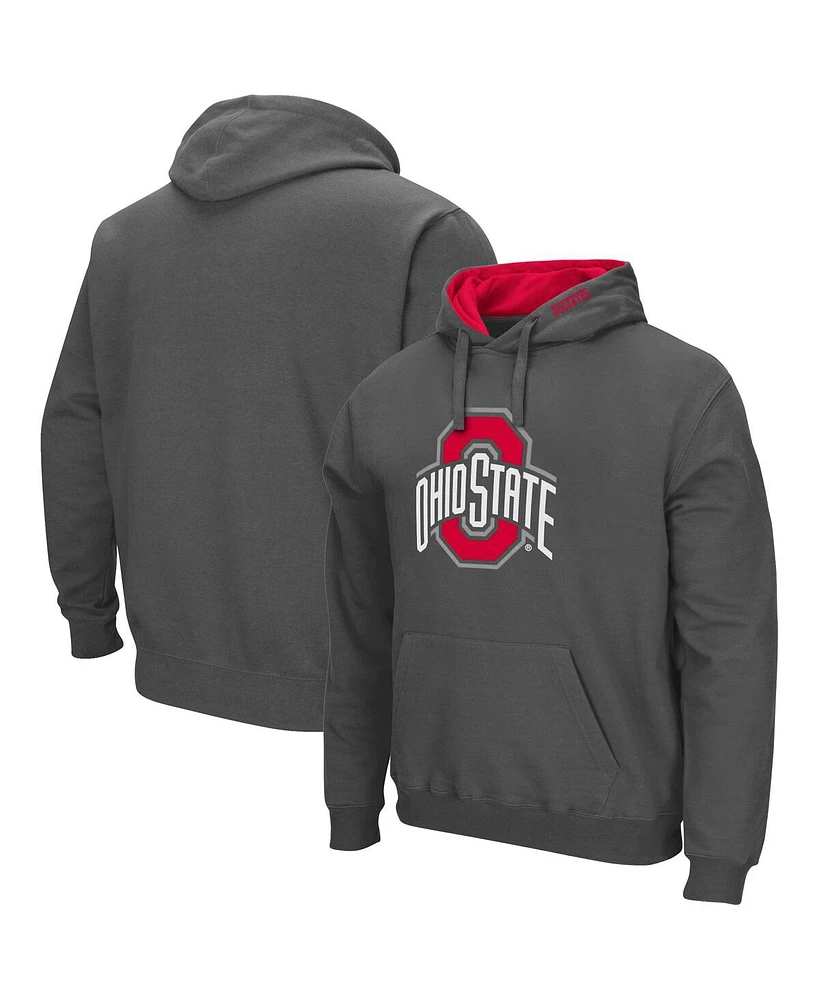 Colosseum Men's Ohio State Buckeyes Arch & Logo 3.0 Pullover Hoodie