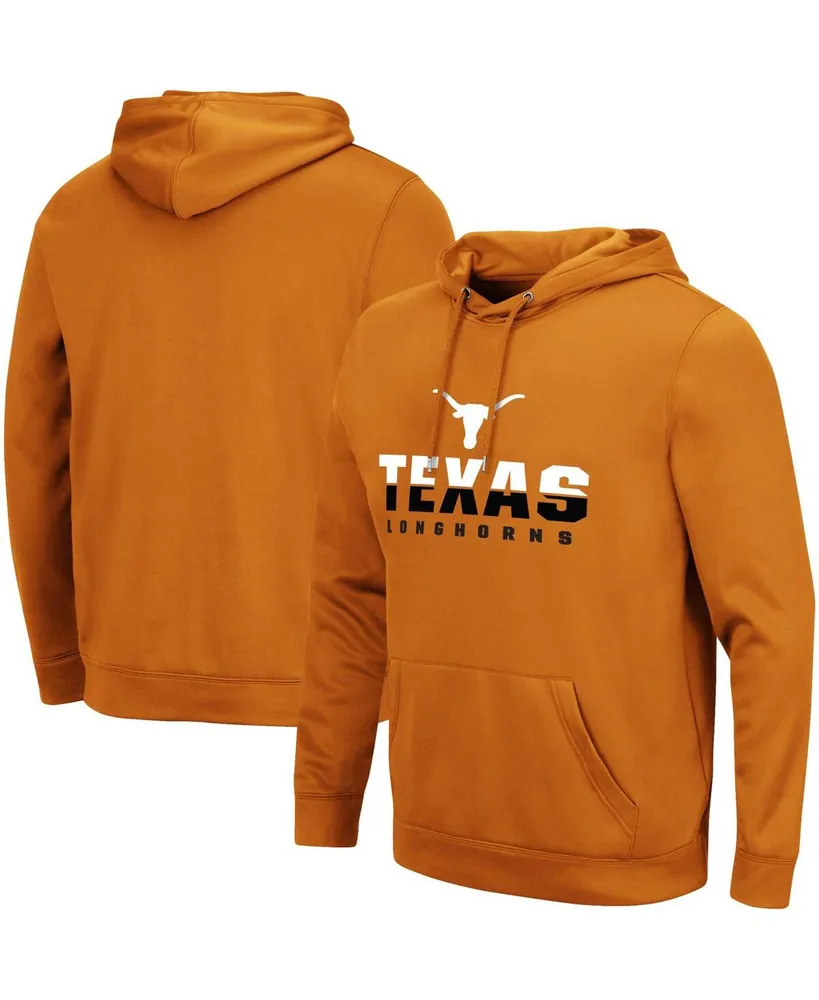 Men's Colosseum Burnt Orange Texas Longhorns Lantern Pullover Hoodie