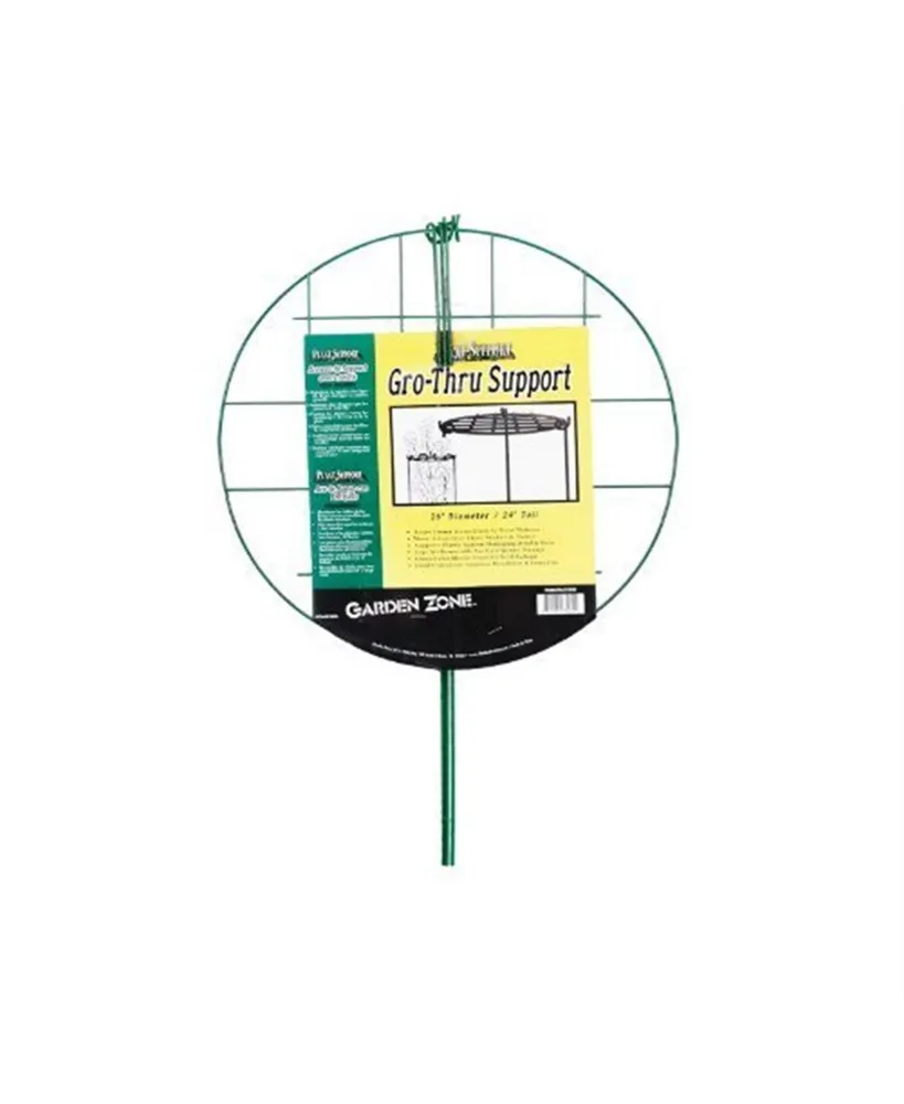 Garden Zone 631630 Grotall Plant Grothru Support, Green, 16" Diameter