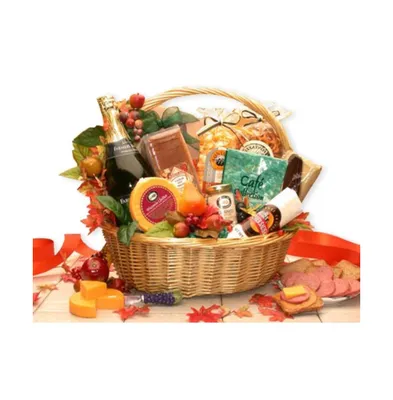 Gbds Thanksgiving Gourmet Gift Basket - Thanksgiving gift basket - Fall gift basket