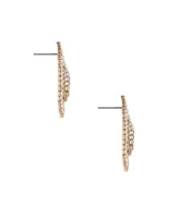 Ettika Sparkle Teardrop Studs in 18K Gold Plating