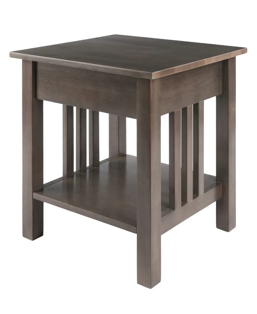 Winsome Stafford 22.05" Wood Accent Table