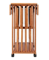 Winsome Sophia 5-Piece Wood Drop Leaf Top Snack Table Set