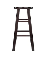 Winsome Element 2 Piece Wood Counter Stool Set