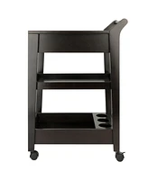Winsome Jeston 37.24" Wood Entertainment Cart