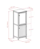 Winsome Brooke Jelly 47.44" Wood 2-Section Cupboard