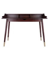 Winsome Sonja 34.09" Wood Writing Desk