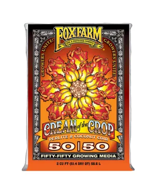 FoxFarm 50/50 Cream of the Crop Perilite & Coconut Coir, 2 Cf
